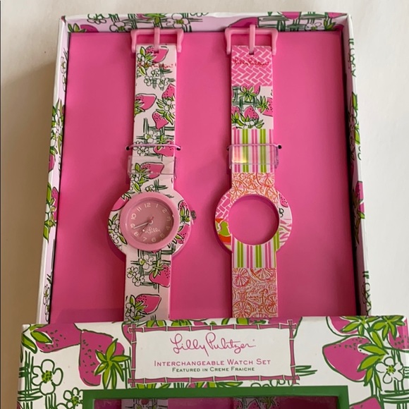 Lilly Pulitzer Interchangeable Watch Set - Picture 2 of 11